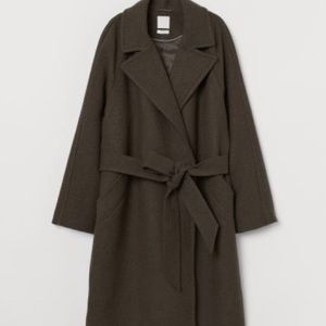 Wool-blend Belted Coat H&M